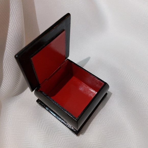 Lacquer Miniature Small Box Trinket Russia Russian Folk Craft Hand Painted 🎨 - Picture 5 of 8